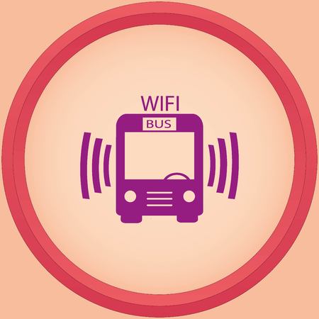 Bus iconのイラスト素材