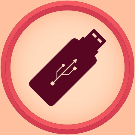 USB flash drive icon
