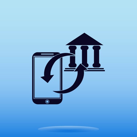 Internet banking icon.のイラスト素材