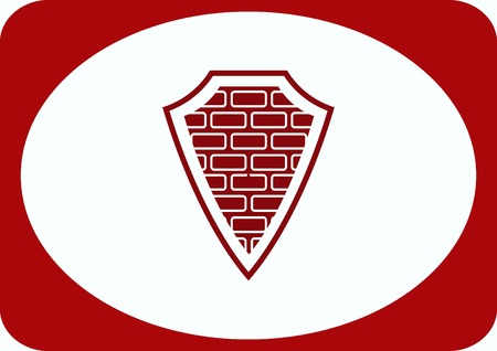 Shield protection iconのイラスト素材