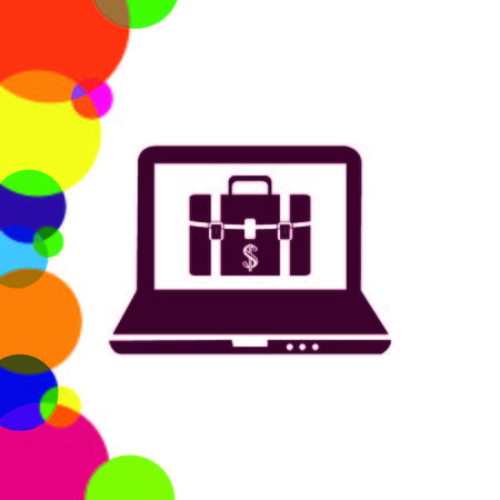 Internet banking icon.のイラスト素材