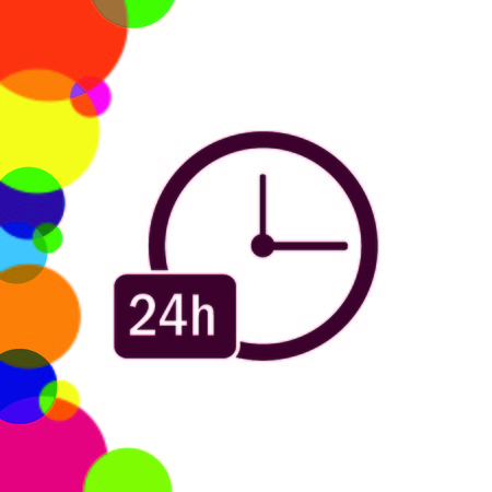 Clock iconのイラスト素材