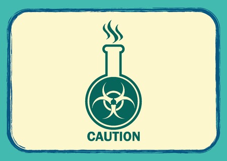 Laboratory equipment, chemistry, science iconのイラスト素材