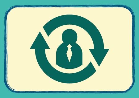 Business strategy icon, business concept icon, vector illustration.のイラスト素材
