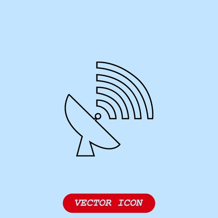 antenna iconのイラスト素材