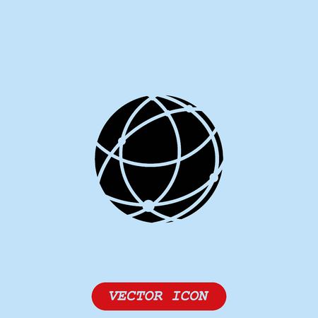 globe, social network iconのイラスト素材