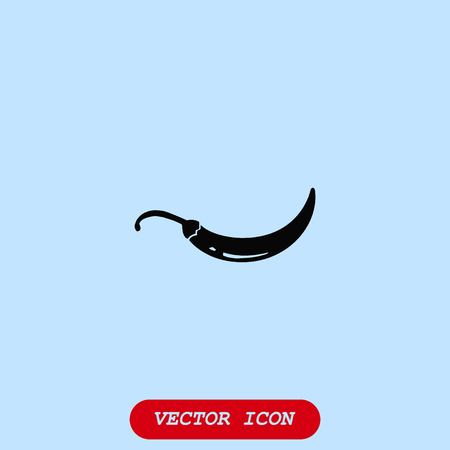 pepper vector icon. Vegetables icon.のイラスト素材