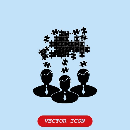 Puzzle iconのイラスト素材