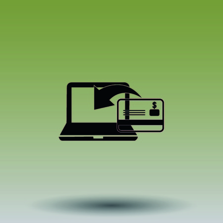 Internet banking icon.のイラスト素材