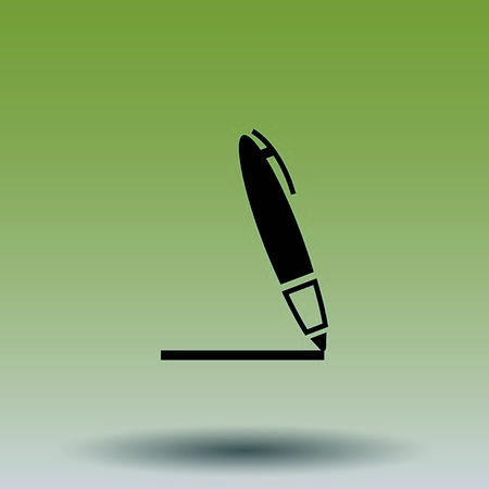 Pencil writing icon.のイラスト素材