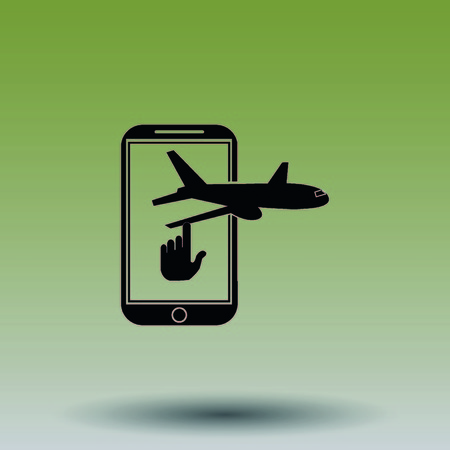 Aircraft iconのイラスト素材