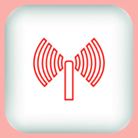 antenna iconのイラスト素材