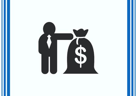 Business strategy icon, business concept icon, vector illustration.のイラスト素材