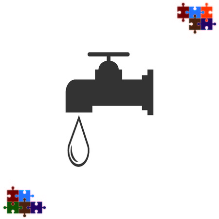 Droplet iconのイラスト素材