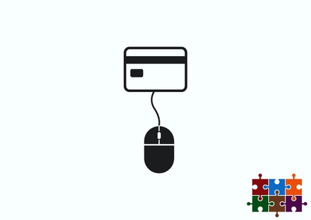 Electronic money iconのイラスト素材