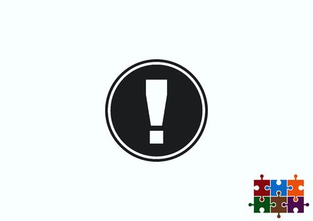 Exclamation danger signのイラスト素材