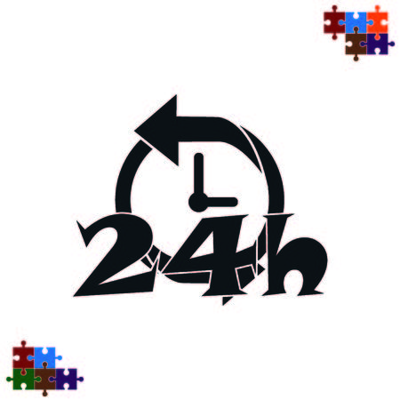Clock iconのイラスト素材