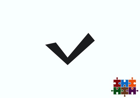 Check mark symbol,vector iconのイラスト素材