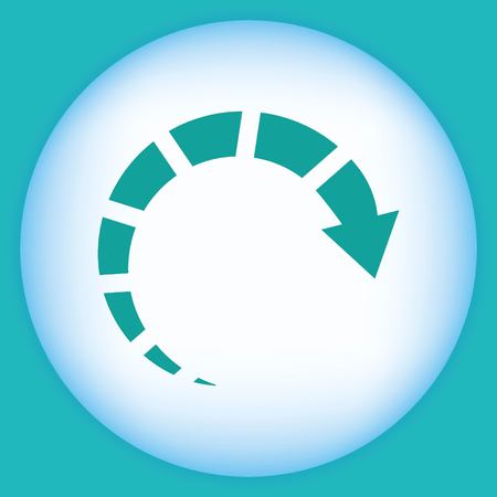 Arrow indicates the direction iconのイラスト素材