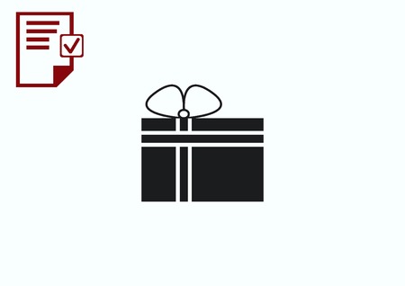 Present icon.のイラスト素材