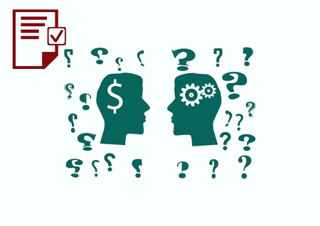 faq icon, question icon.のイラスト素材