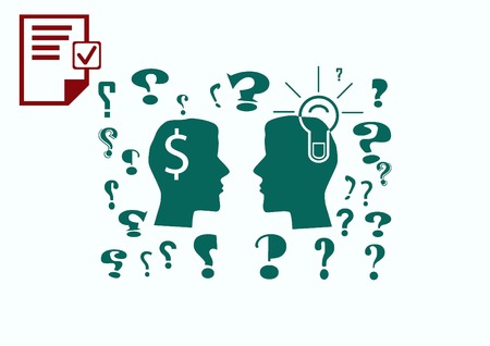 faq icon, question icon.のイラスト素材