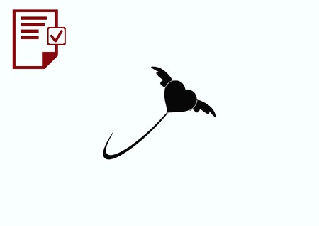 Human heart, Love  iconのイラスト素材