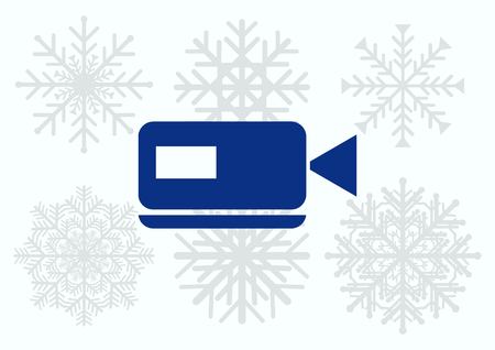 Video icon, vector illustrationのイラスト素材