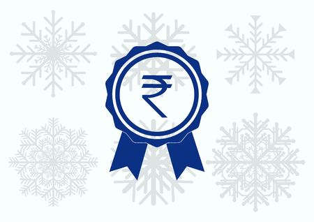 Indian Rupee banking iconのイラスト素材