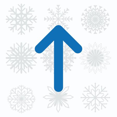Arrow indicates the direction iconのイラスト素材