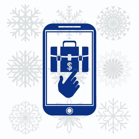 Internet banking icon.のイラスト素材