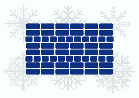 Bricks (brickwork, masonry), iconのイラスト素材
