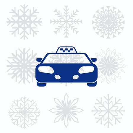 Taxi iconのイラスト素材