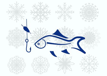 Fishing icon. Vector illustration.のイラスト素材