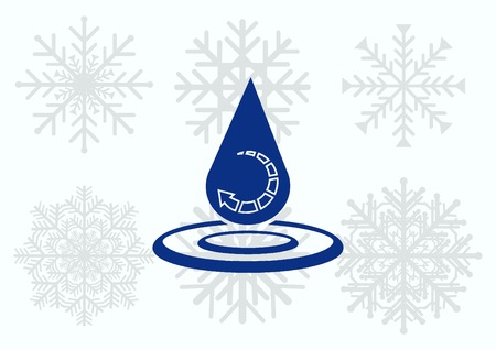 Droplet iconのイラスト素材