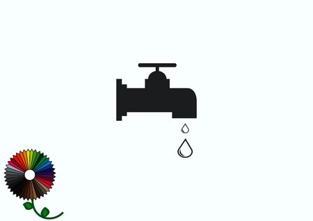 Droplet iconのイラスト素材