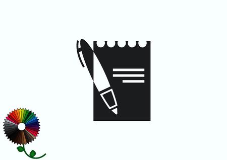 Pencil writing icon.のイラスト素材