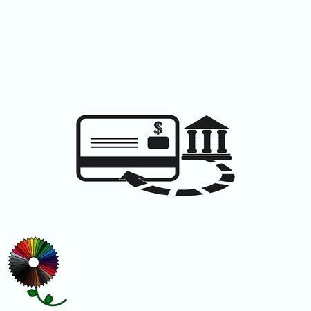 Internet banking icon.のイラスト素材