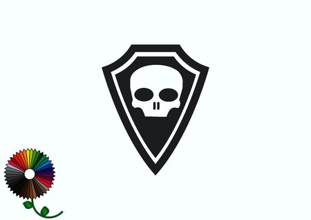 Shield protection iconのイラスト素材