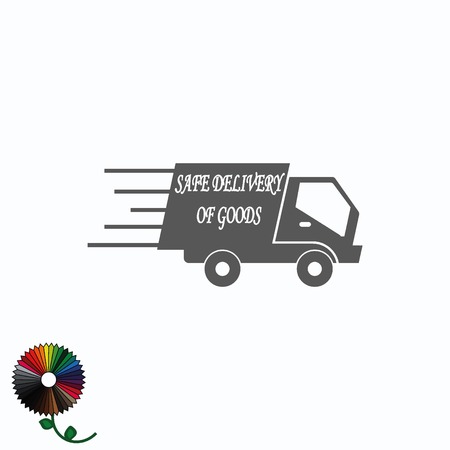 Delivery sign iconのイラスト素材