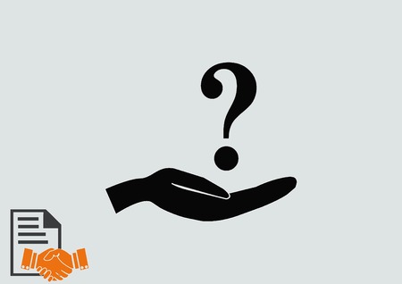 faq icon, question icon.のイラスト素材