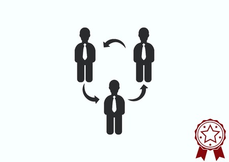 Business strategy icon, business concept icon, vector illustration.のイラスト素材