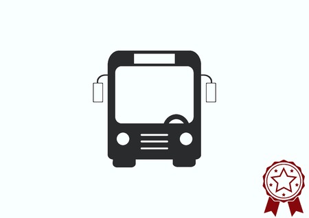 Bus iconのイラスト素材