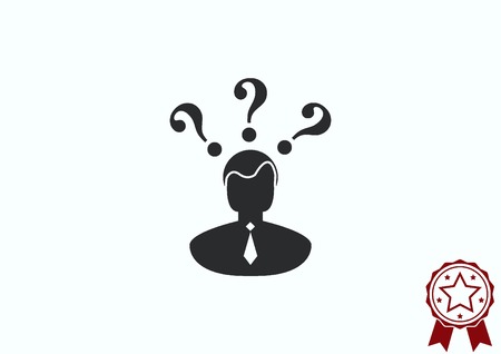 faq icon, question icon.のイラスト素材