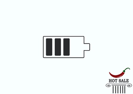 Battery, charging iconのイラスト素材