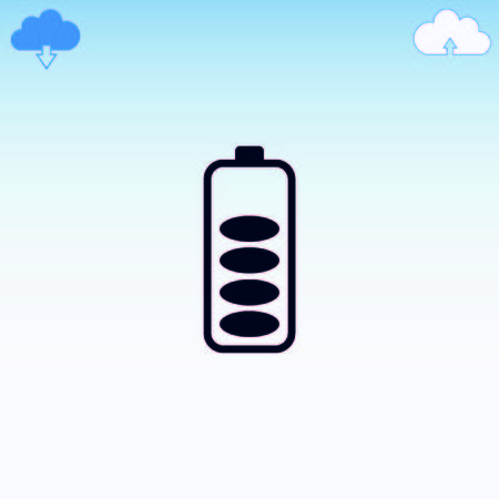 Battery, charging iconのイラスト素材