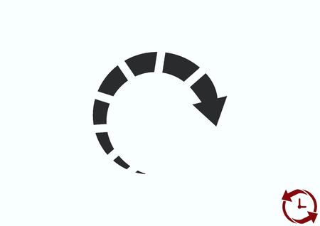 Arrow indicates the direction iconのイラスト素材