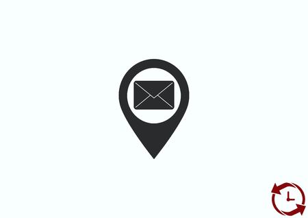 Navigator Guide itinerary iconのイラスト素材