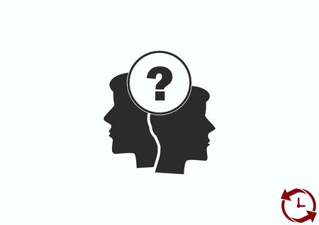 faq icon, question icon.のイラスト素材