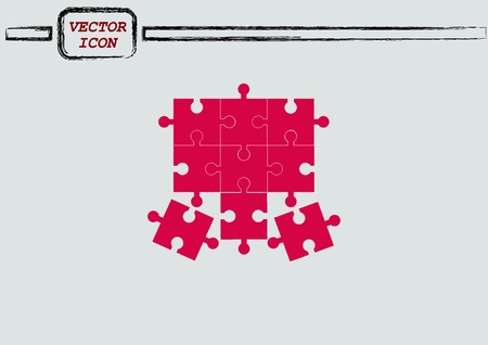 Puzzle iconのイラスト素材